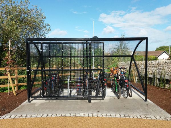 Curved Back Bicycle Shelter - Image 2