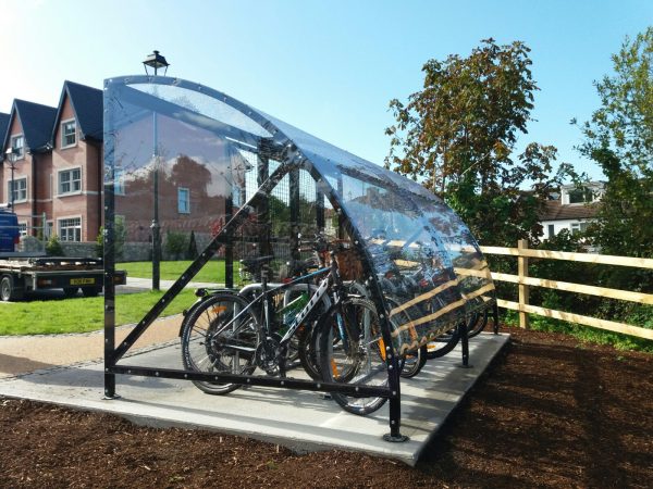 Curved Back Bicycle Shelter - Image 3