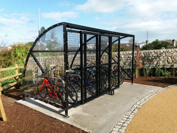 Curved Back Bicycle Shelter - Image 4