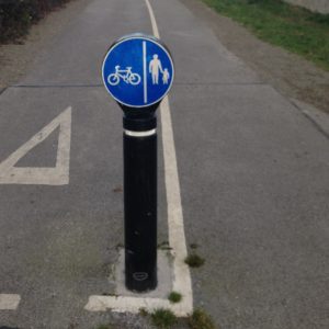 Middlebrook Sign Bollard