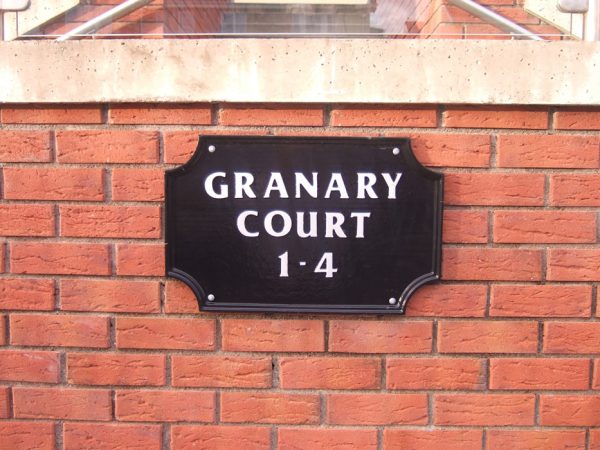 Convolute Street Sign