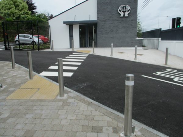 Flat Top Stainless Steel Bollard