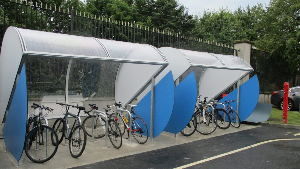Moon Bicycle Shelters for Irish Distillers - Fox & Geese Facility
