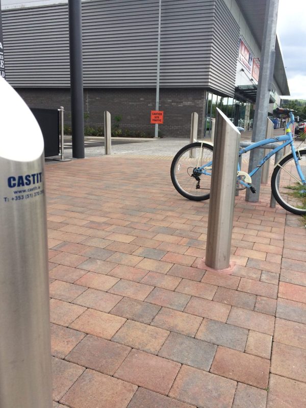 Slice Top Stainless Steel Bollard - Image 2