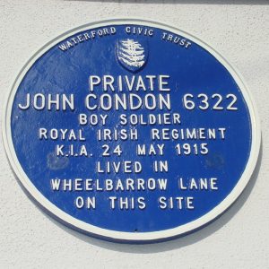 Round Street Sign (Plaque)
