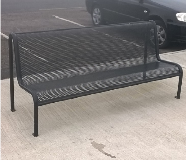 Perforated Metal Seat