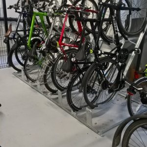 Semi Vertical Bike Rack 3