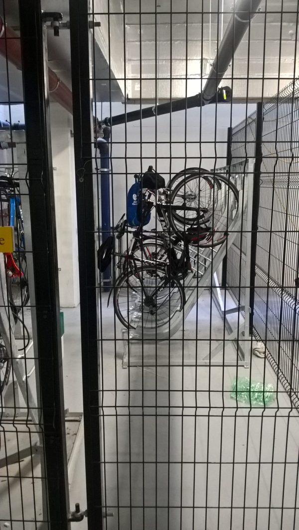 Semi Vertical Bike Rack