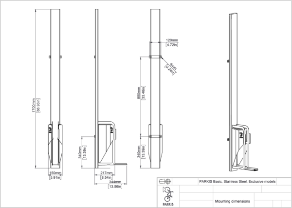 Parkis Vertical Bike Racks - EXCLUSIVE - Image 5